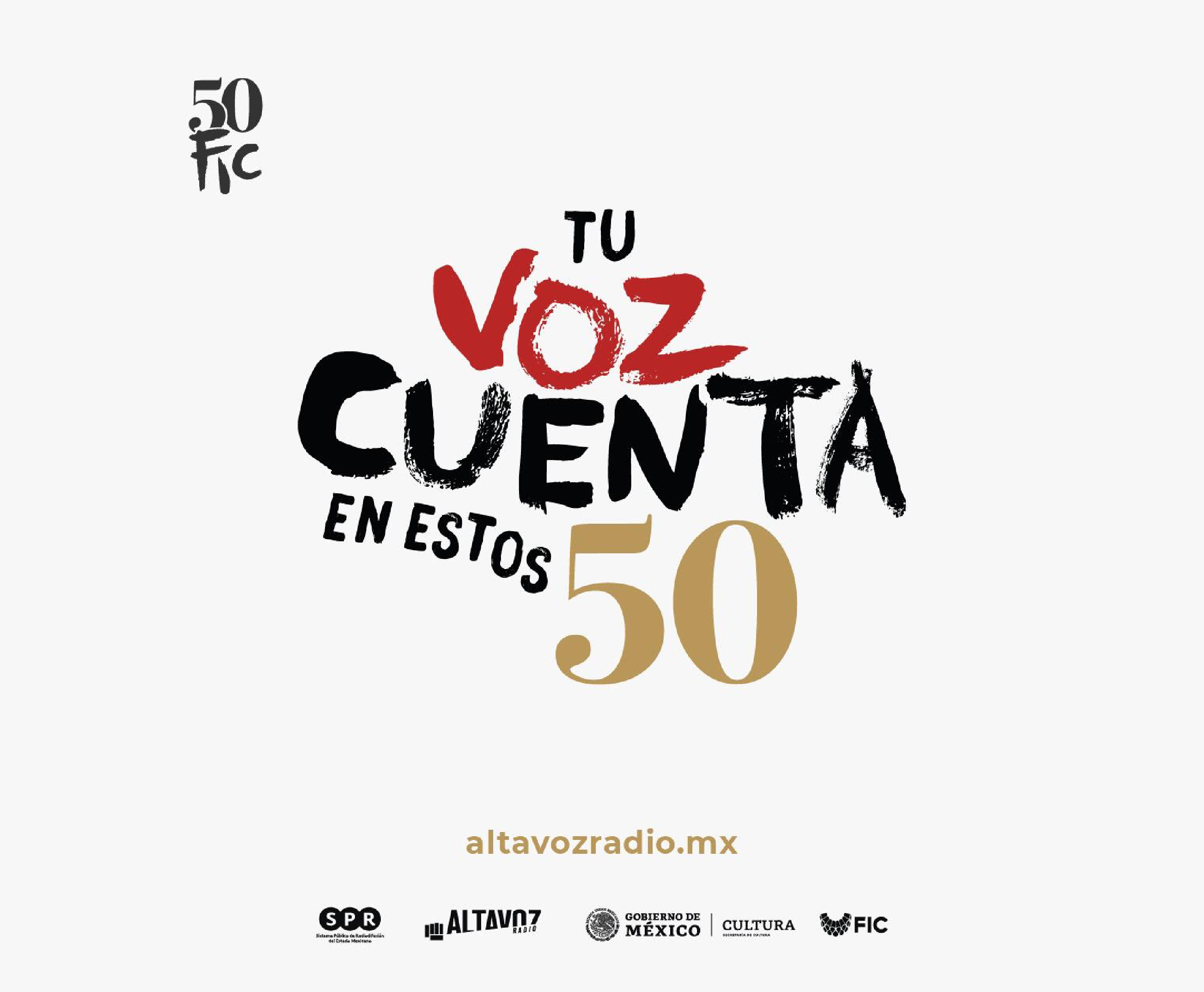 El FIC y Altavoz Radio estrenan “Tu Voz Cuenta en estos 50”, historias radiofónicas contadas desde múltiples miradas