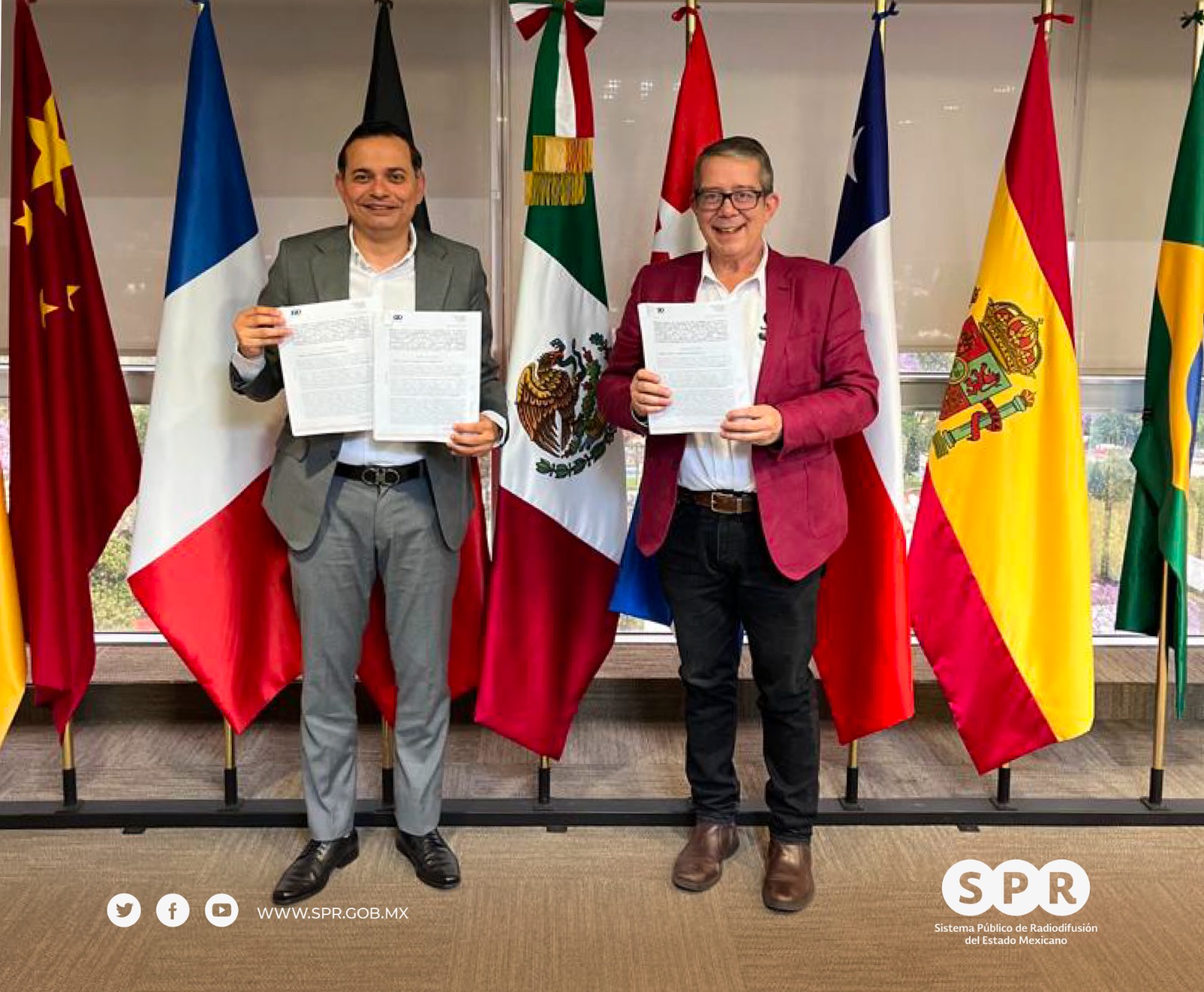 El SPR y Radiotelevisión de Veracruz firman convenio de colaboración