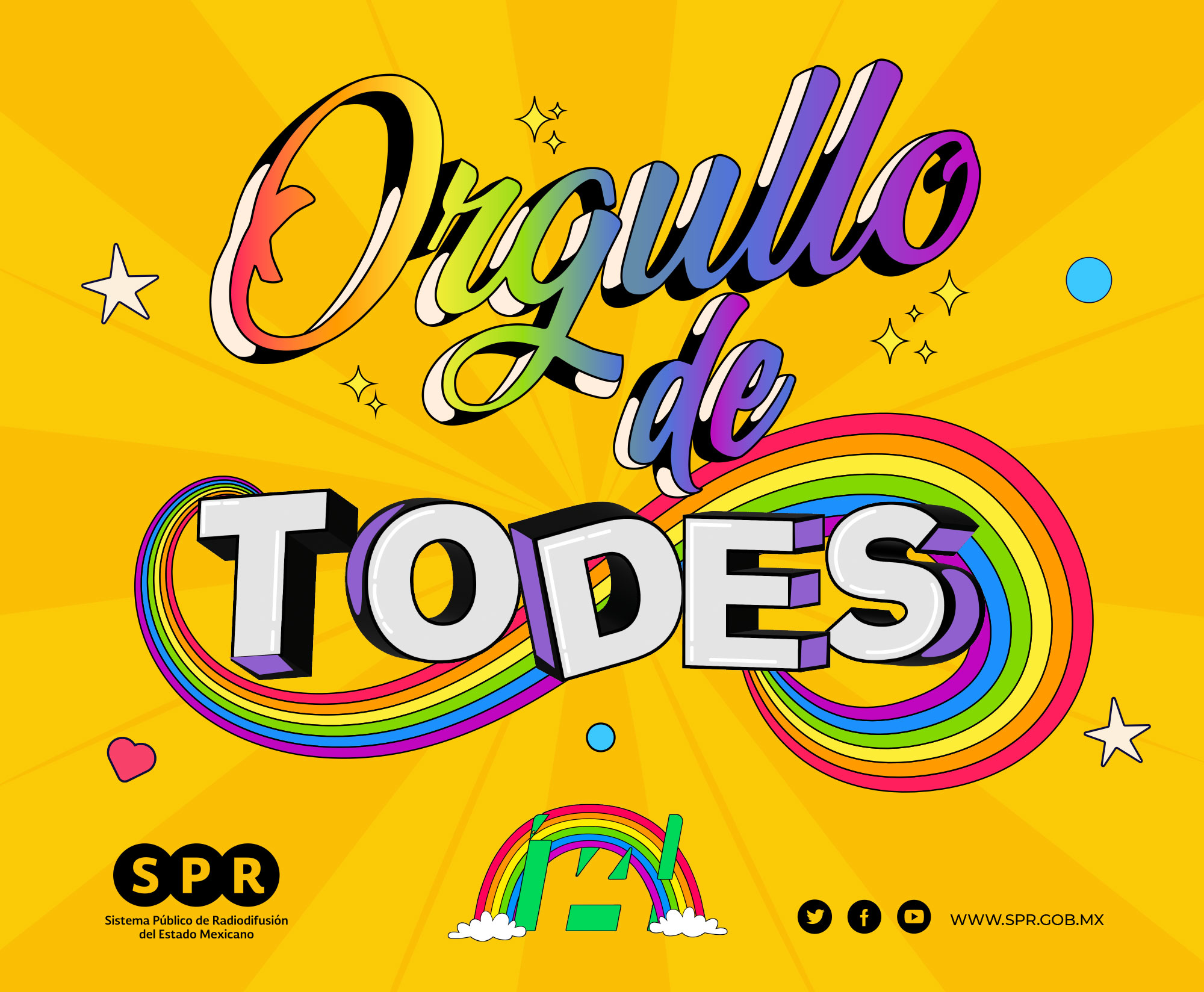 Canal Catorce transmitirá programación especial “Orgullo de todes”