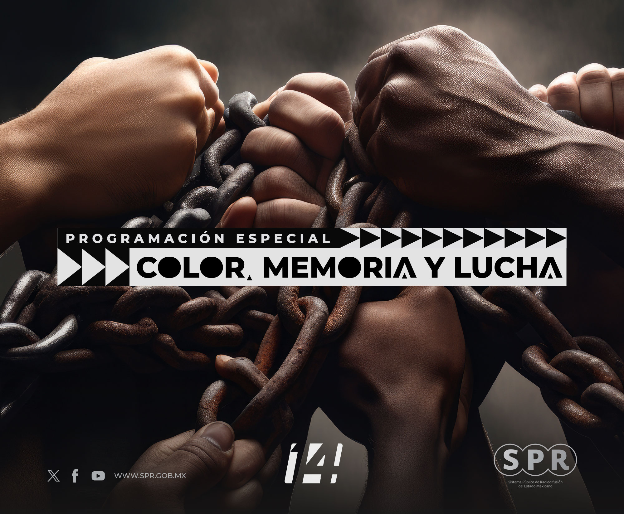 Canal Catorce conmemora el Día Internacional en Recuerdo de la Trata de Esclavos y su Abolición con su programación especial “Color, Memoria y Lucha”