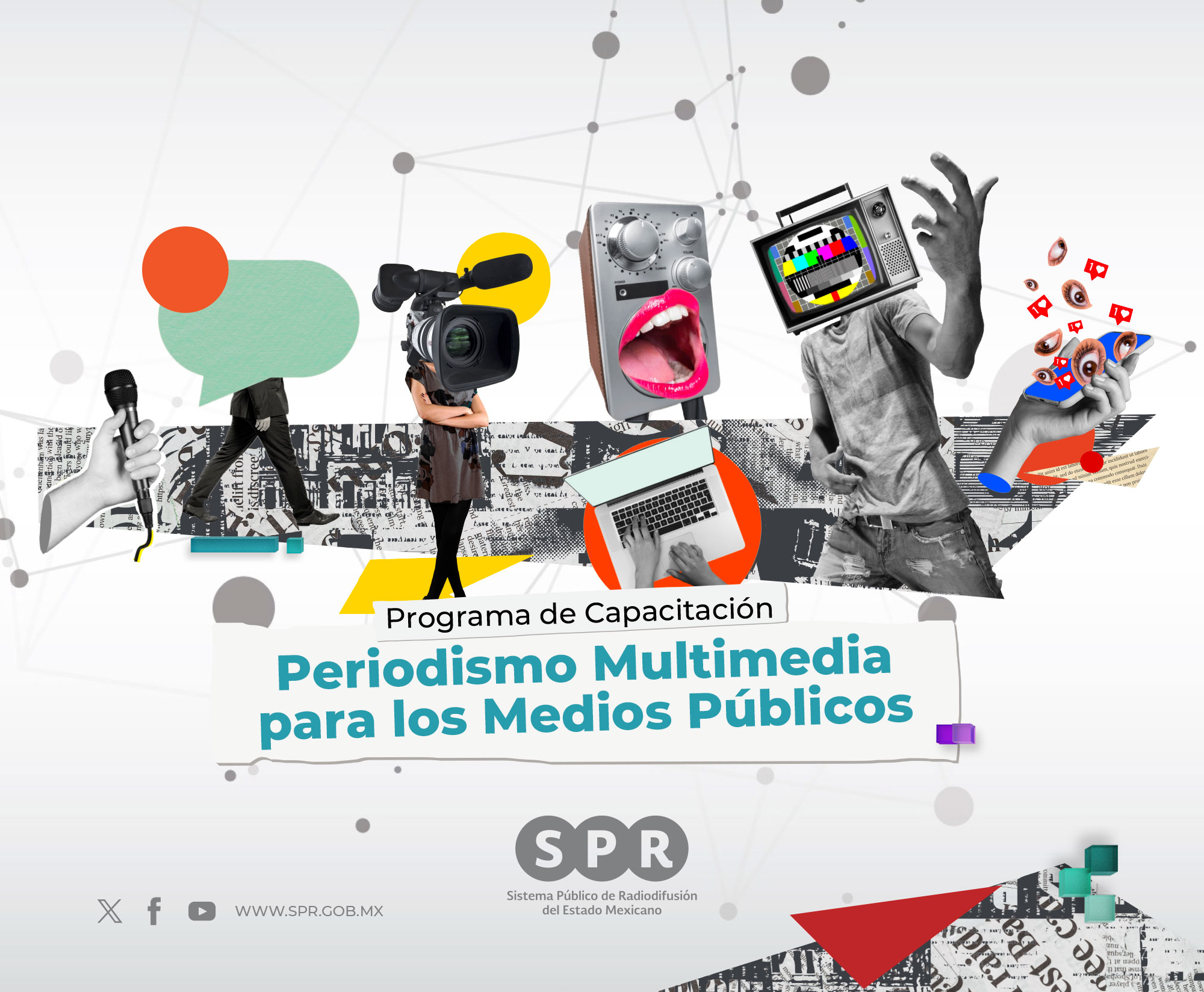 El Sistema Público de Radiodifusión del Estado Mexicano convoca a periodistas al curso de formación “Periodismo multimedia para medios públicos”
