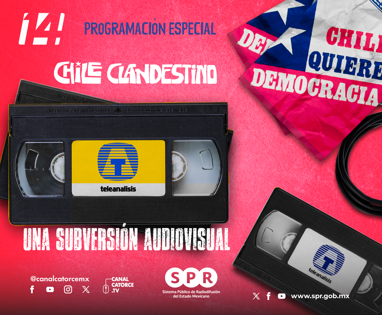 Canal Catorce continúa conmemorando el 50 aniversario del golpe de Estado en Chile, con diversos estrenos este 13 de septiembre
