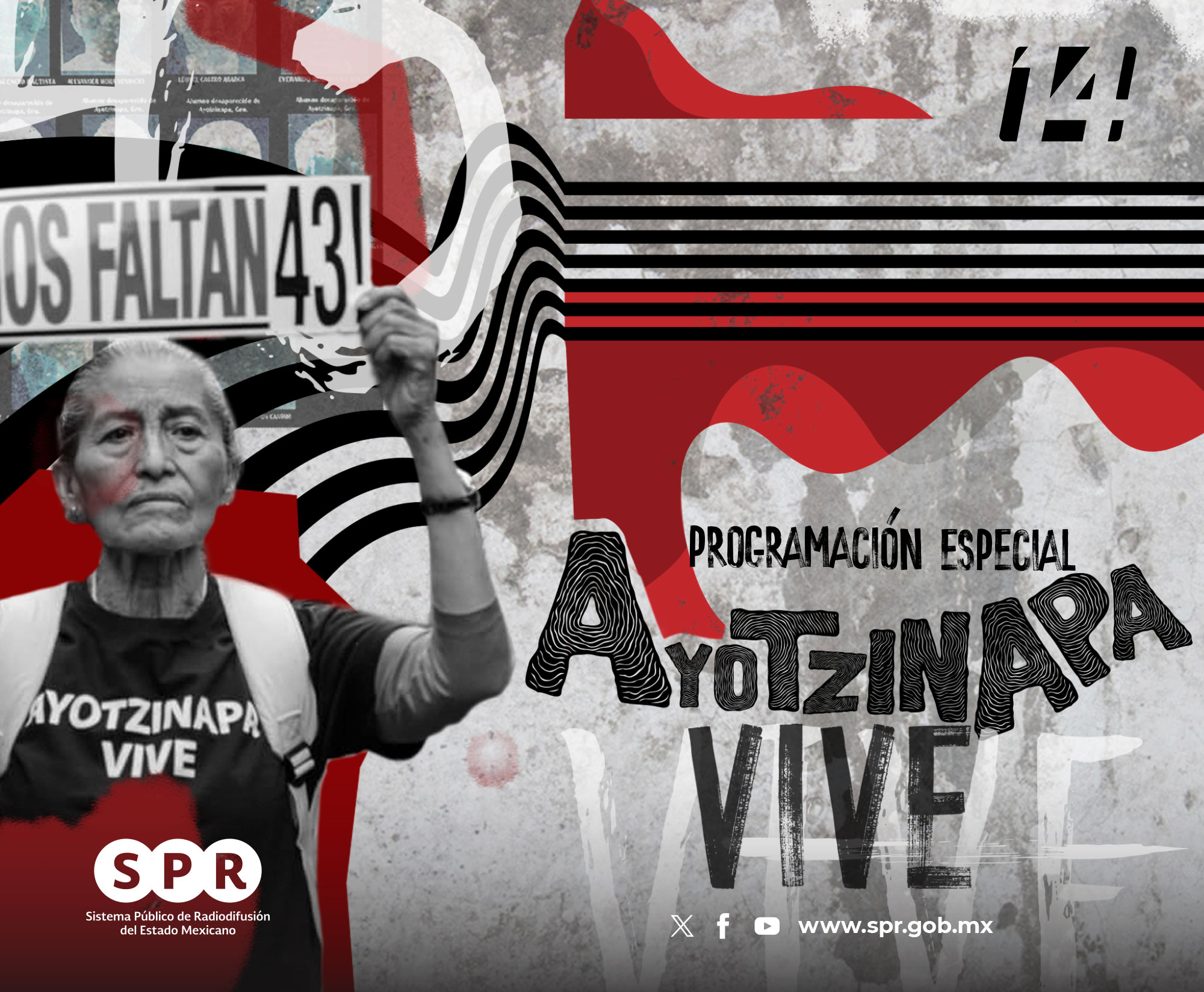 Canal Catorce transmitirá programación especial “Ayotzinapa vive”, a nueve años de la noche de Iguala