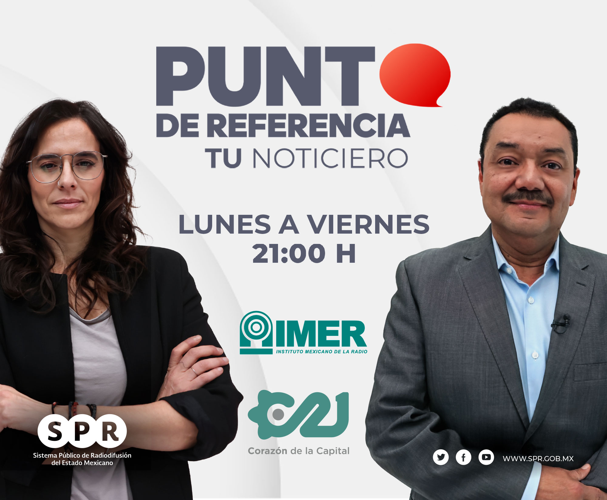 Transmitirán IMER y Capital 21 “Punto de Referencia”, el noticiario de los medios públicos, a partir del 22 de eneroTransmitirán IMER y Capital 21 “Punto de Referencia”, el noticiario de los medios públicos, a partir del 22 de enero