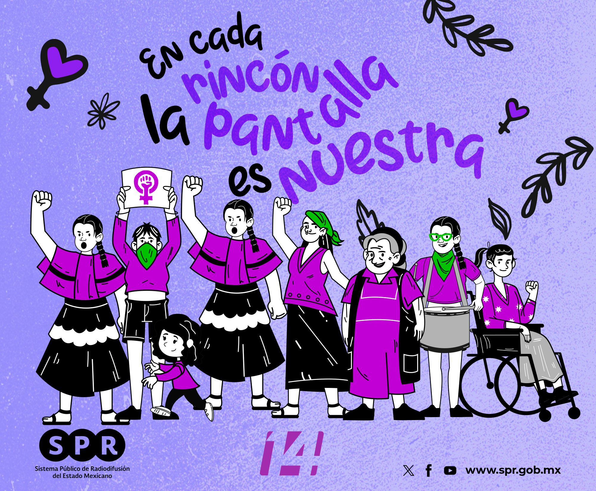 Canal Catorce conmemora el 8M con la programación especial “En cada rincón la pantalla es nuestra”