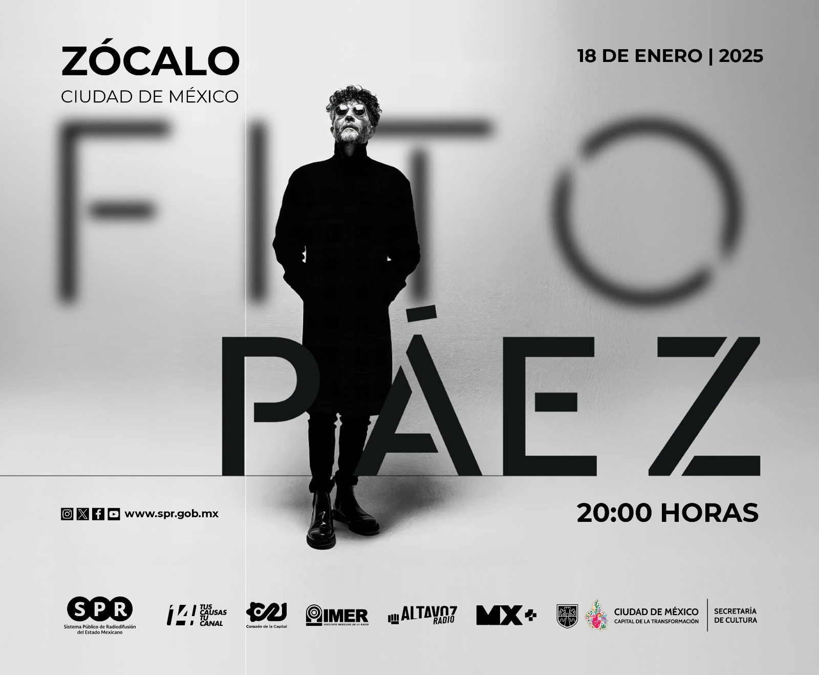 EL AMOR DESPUÉS DEL AMOR LLEGA AL ZÓCALO: FITO PÁEZ POR LOS MEDIOS PÚBLICOS